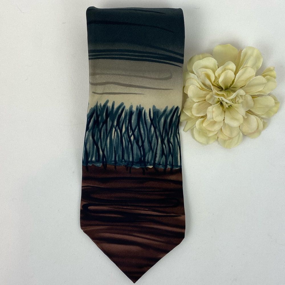 Jerry Garcia 100% Silk Wetlands I Collection Fourteen Tie
